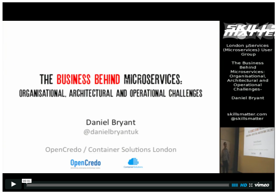 Daniel Bryant - Business Behind Microservices video recording